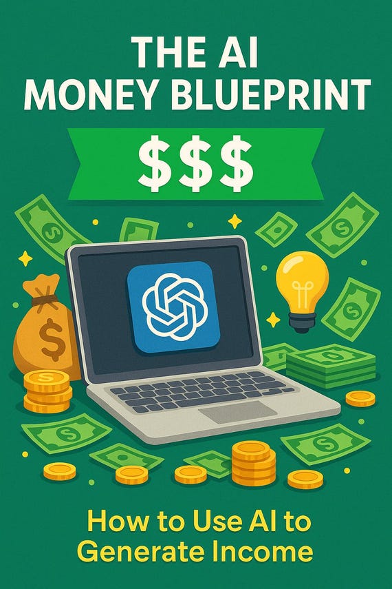 AI Side Hustle Guide | How to Use AI to Make Money | Digital Income Ebook for Beginners | Passive Income Step-by-Step Manual
