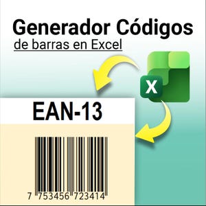 EAN-13 streckkodsgenerator i Excel – anpassningsbar professionell mall