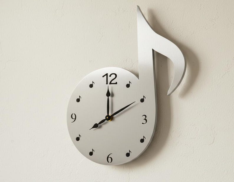 Laser Cut Music Note Clock Vector - SVG File (digital Download) - Etsy