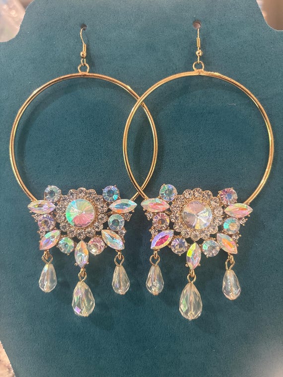 Aurora Borealis Crystal Earrings