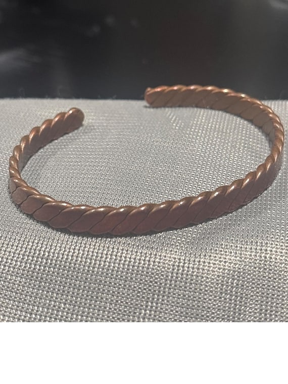 Twisted Copper Cuff Bracelet - image 1
