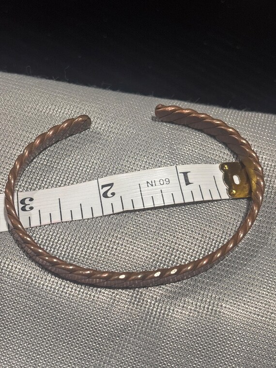 Twisted Copper Cuff Bracelet - image 4