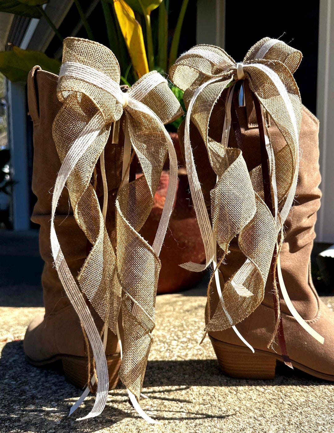 Boot Bows Display Handmade Boot Bows for Any Occasion - Game Day Fit - Event - Party ...