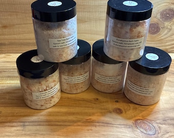 Handmade Lavender Bath Salts | Epsom, Himalayan Sea Salt, Essential Oil Soak