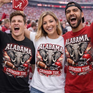 Alabama Crimson Tide Elephant Fotbollströja med grafik | Matchdagskläder för fans