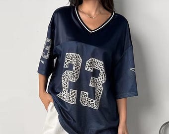 Custom Mesh Football Jersey, Personalized Name & Number Jersey, Unisex Breathable Mesh Shirt, Streetwear Team Sports Jersey