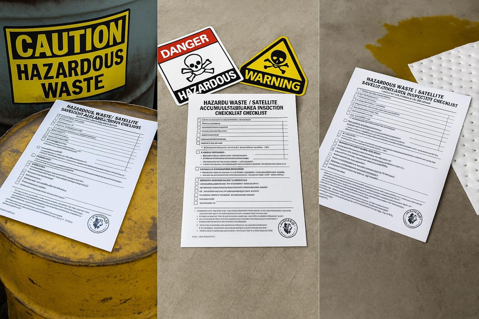 Hazardous Waste Inspection Checklist | OSHA & EPA Compliance (digital ...