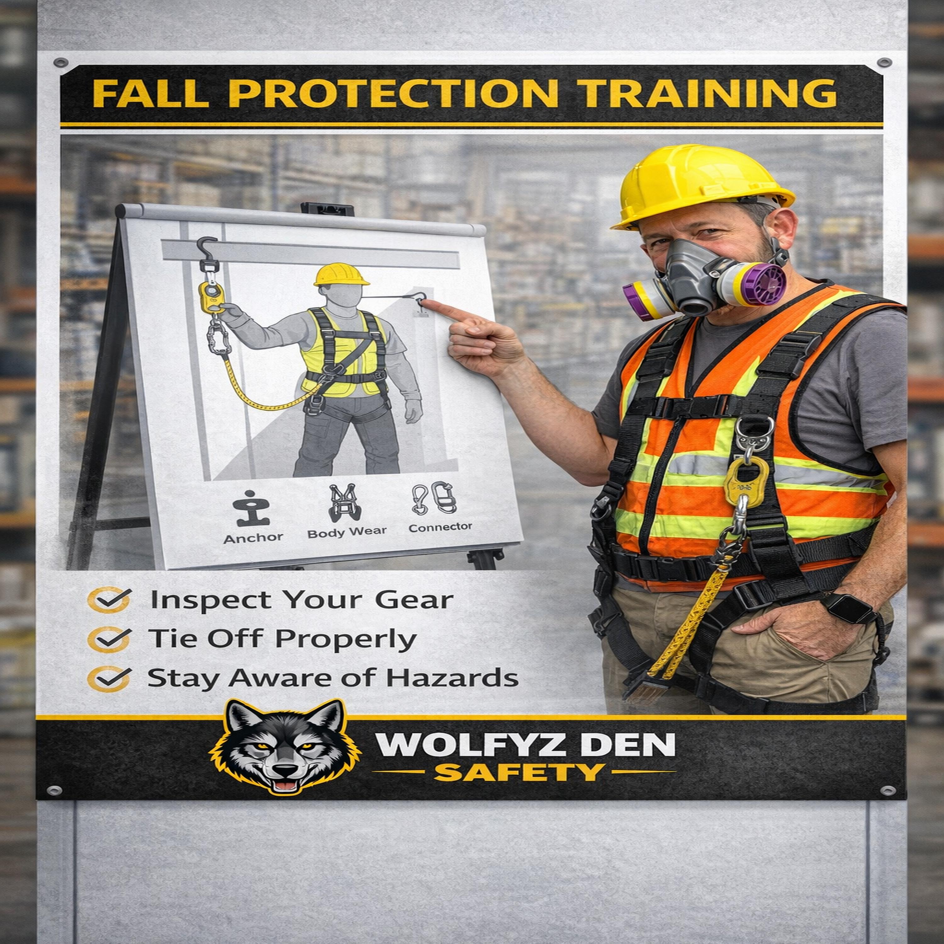 Leading Edge Fall Protection Poster.pdf OSHA Ladder Safety Fall Protection Posters | Workplace Safety Bundle ...