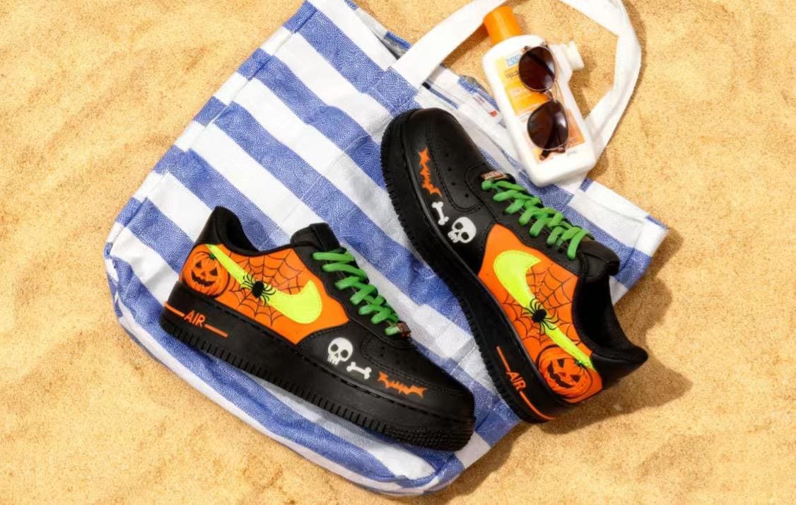 air force ones with skulls