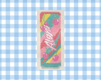 Toile de canette d'alani cerise peinte à la main