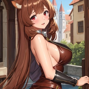 Anime Waifu Lenticular 3D 4x6in Postcard