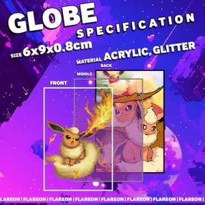 Anime akryl kvicksandsglob