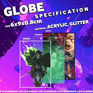 Anime akryl kvicksandsglob