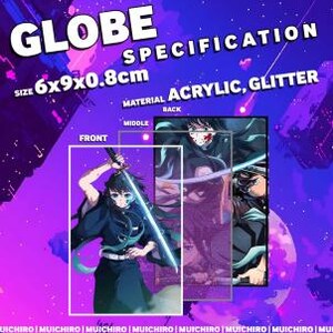 Anime akryl kvicksandsglob