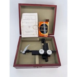 Composant de microscope Bausch & Lomb FSM vintage années 40-50, collectionneur professionnel