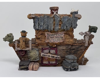 Boyds Bears & Friends Resin  1999 S.S NOAH. THE ARK 2450 Series 1  Bearstone