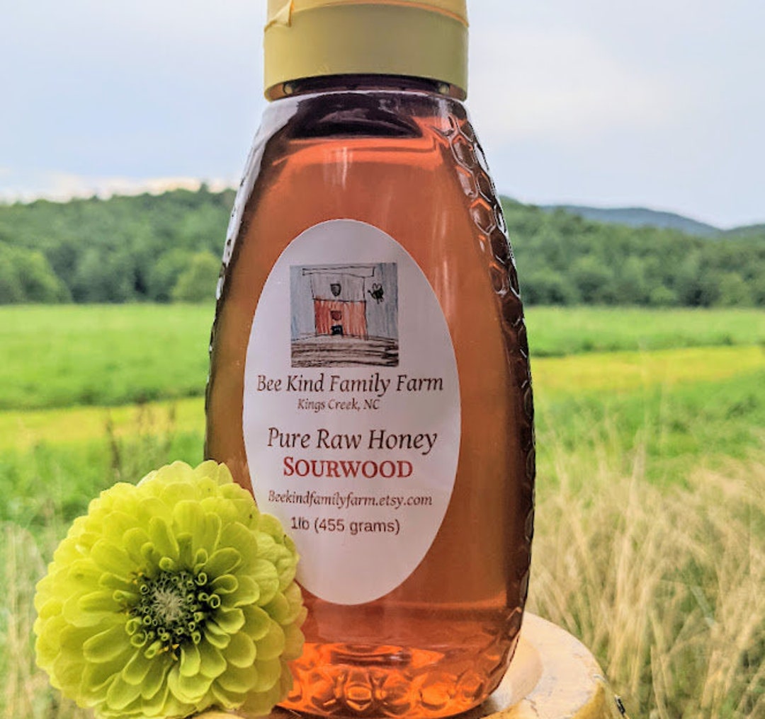 Pure Raw SOURWOOD Honey 1 Lb Etsy