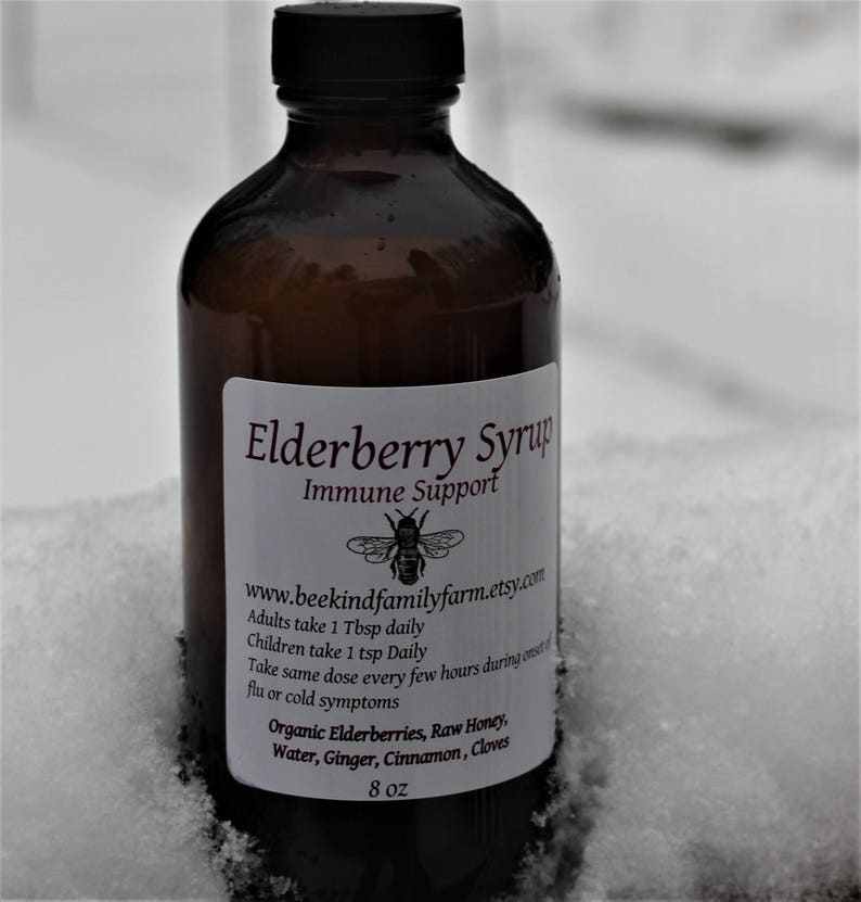elderberry syrup made with