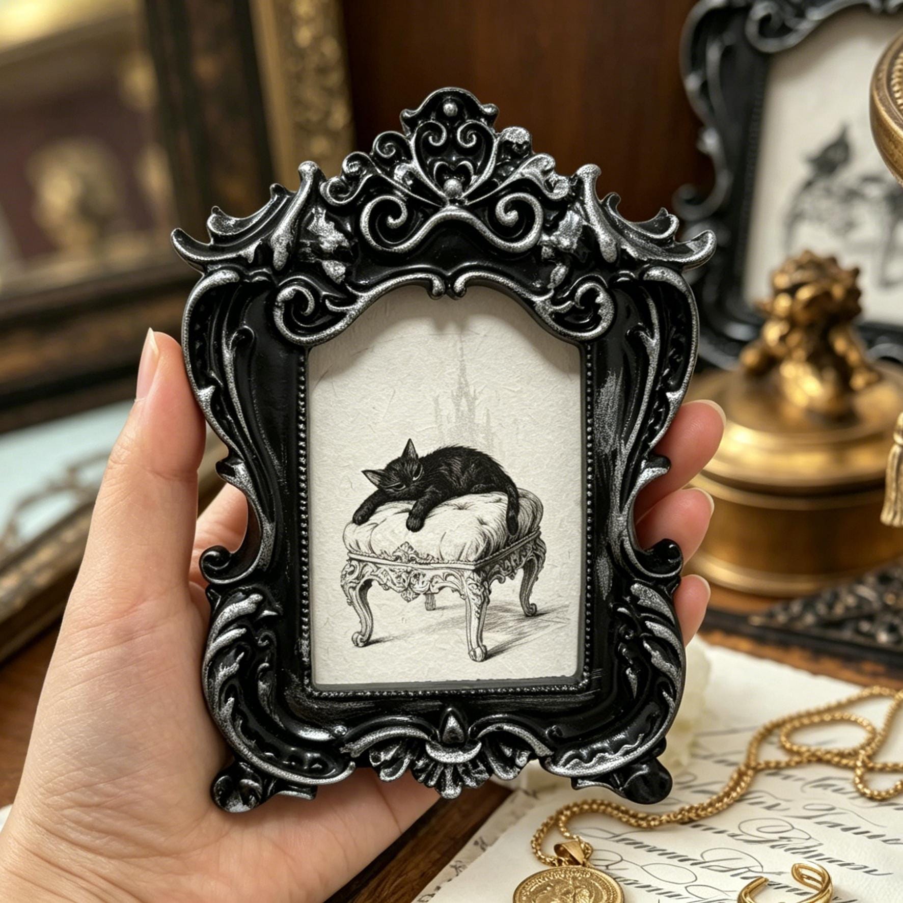 Goth picture frame - Etsy 日本