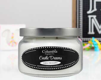 CASTLE DREAMS (White Eucalptus) candle, 10 oz, optional gift box