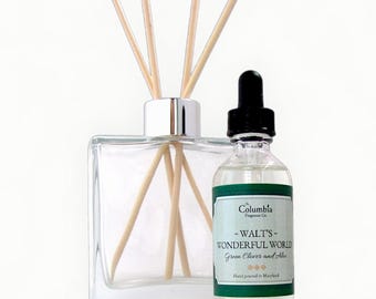 Aceite difusor de varillas Green Clover and Aloe, aroma Disney, contemporáneo, Boardwalk, Grand Floridian, Westin, Walt's Wonderful World, recarga de 56 ml