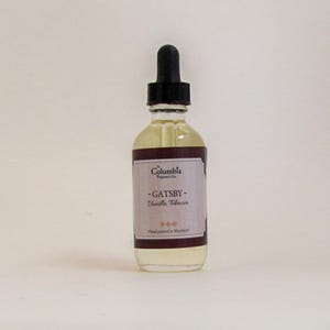 Vanilletabak, Gatsby, huisgeurolie, fles van 2 oz