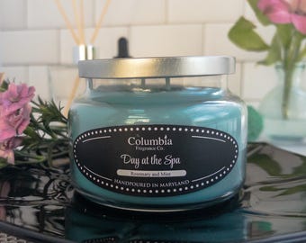 Aveda scent, Rosemary and Mint, Day at the Spa candle, 10 oz
