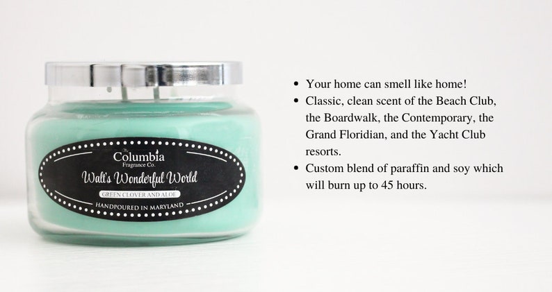 WALT'S WONDERFUL WORLD Green Clover and Aloe candles, 8 oz, optional gift box image 4