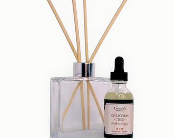 Olio per diffusore di fragranze a bastoncini Christmas Tree, ricarica da 2 oz
