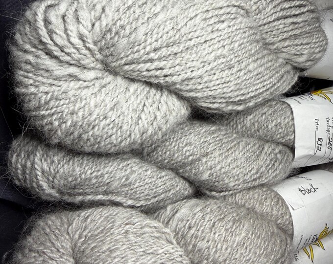 100% Giant Angora Yarn Natural Color - Etsy