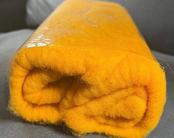 50/50 Giant Angora/Merino in Poppy  art batt