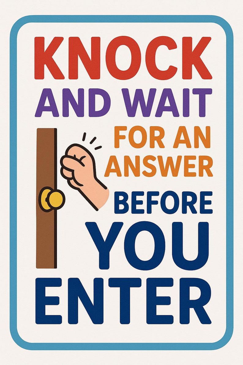 Set of 5 Print-ready Signs for Bedrooms, Study Spaces & Classrooms - Etsy