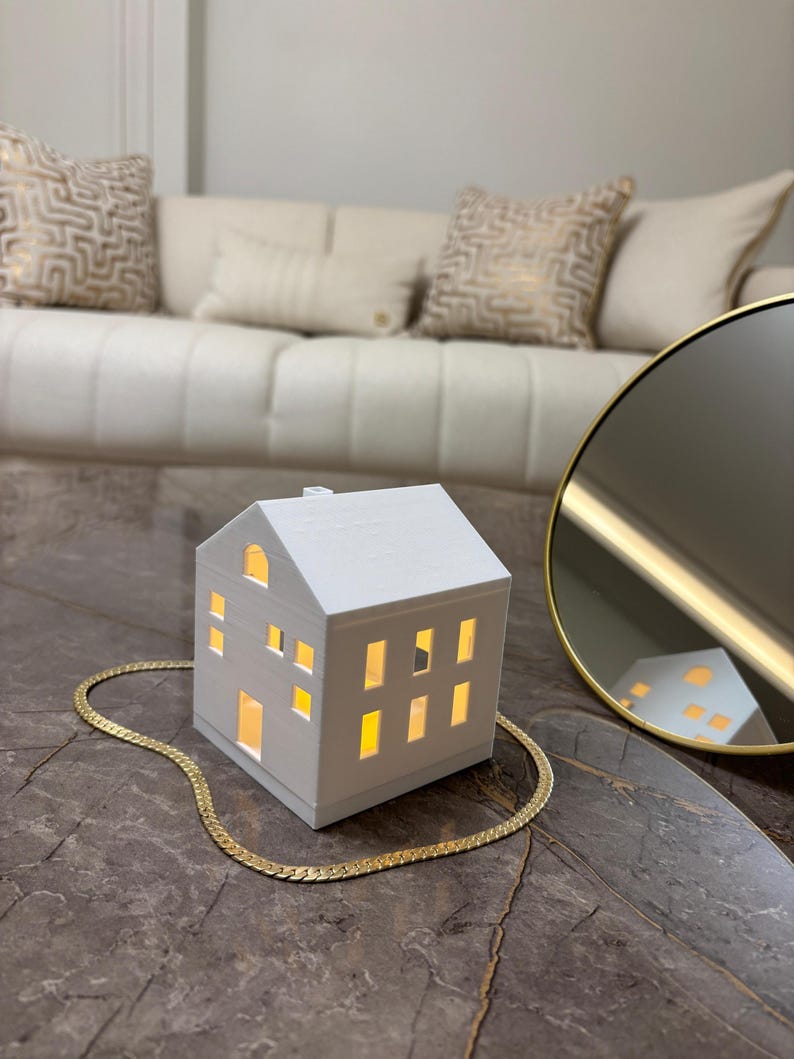 Lámpara de casa minimalista impresa en 3D