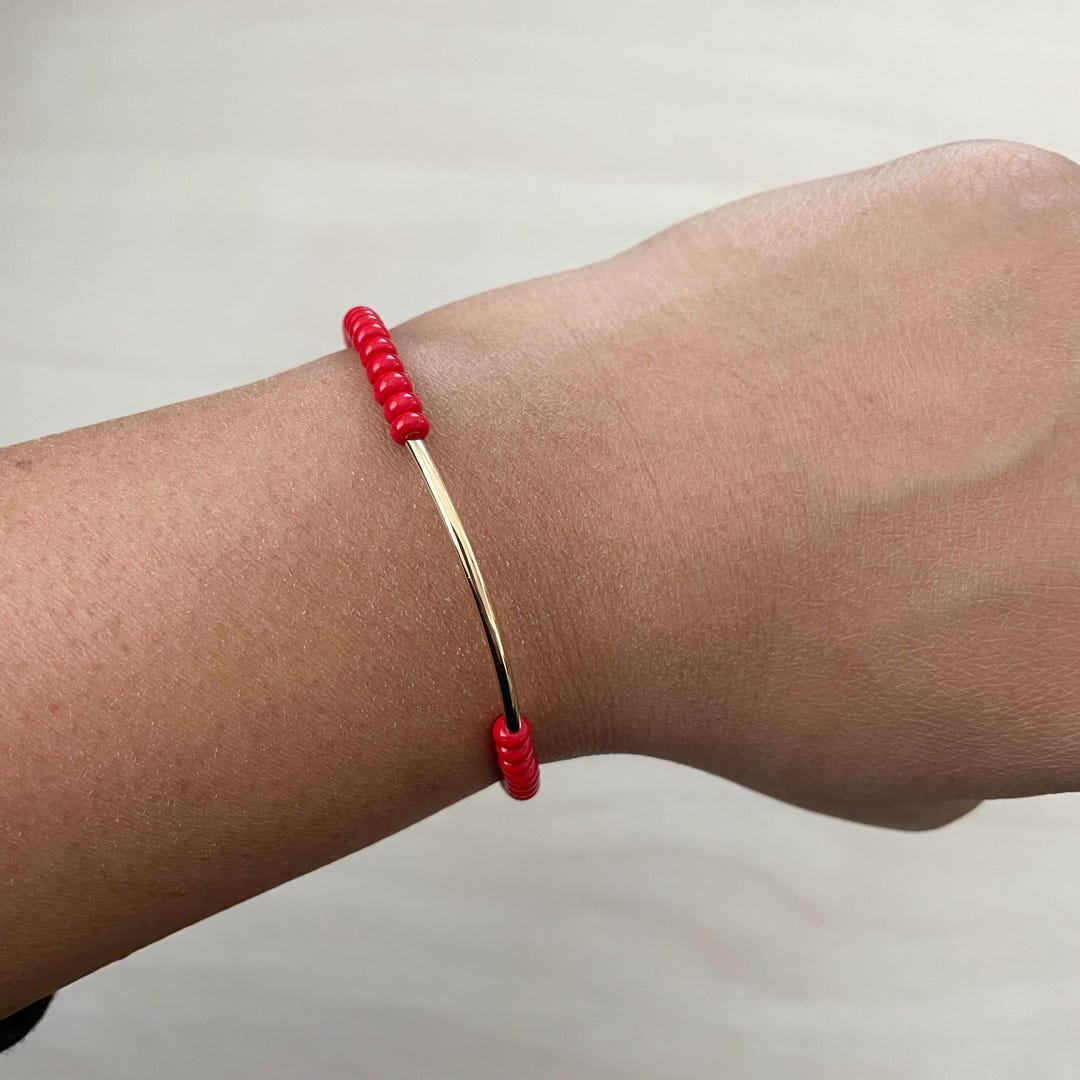 Ser Expresiva Stretch Bracelet - Red main image 0