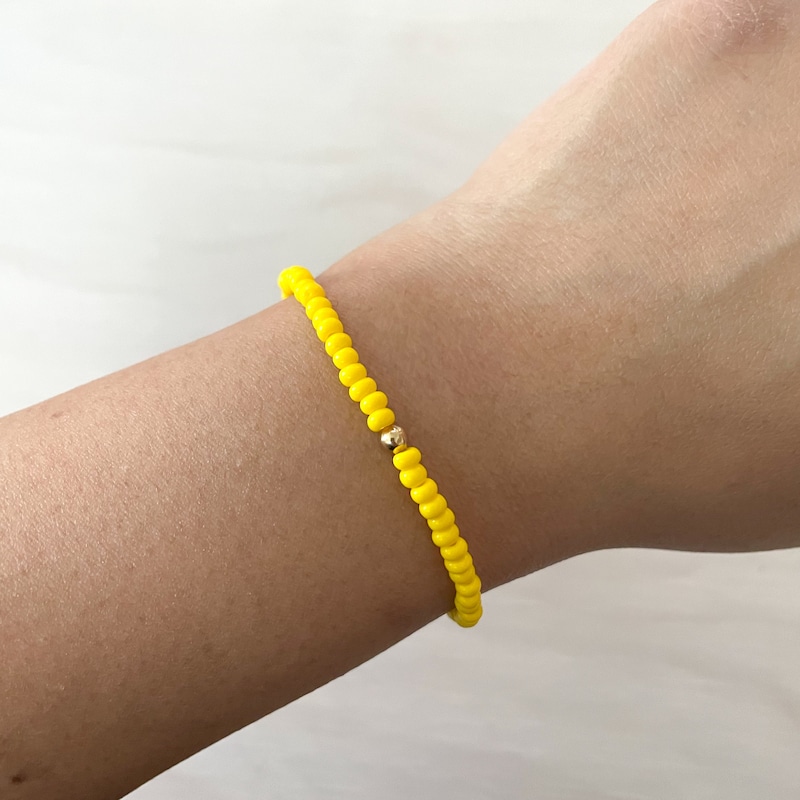 Yellow Bracelet - Etsy
