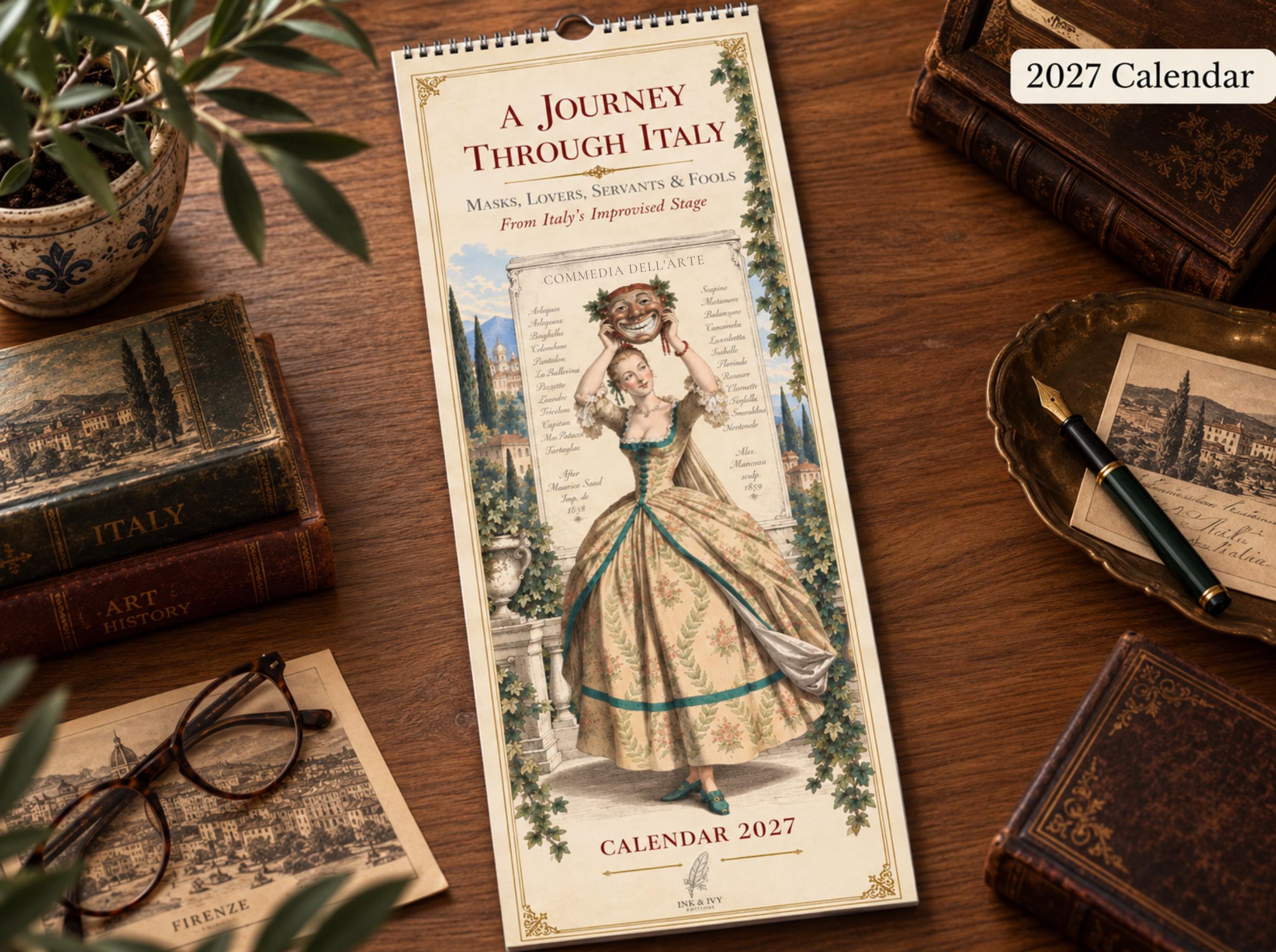 Vintage Italian Calendar - Etsy