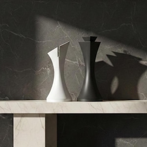 Modern Chess Piece Sculpture – Minimalist Decor – Luxury Tabletop Art – Contemporary Home Accent – Designer Statement Piece