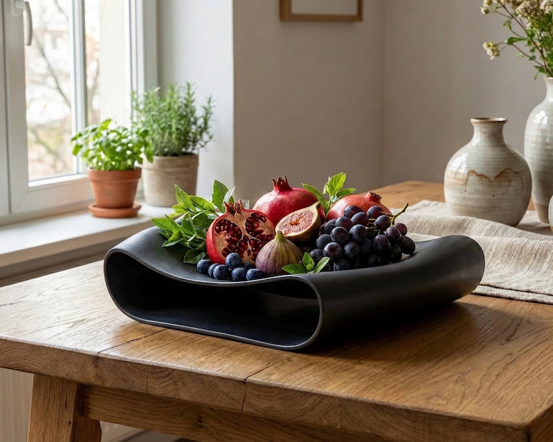 Modern Fruit Bowl – Minimalist Centerpiece for Kitchen, Dining Table ...