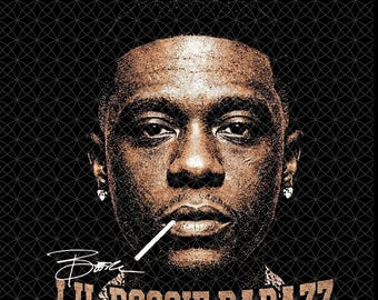 Lil Boosie PNG File : BadAzz, Fan Art T-Shirt Design (Digital Download)