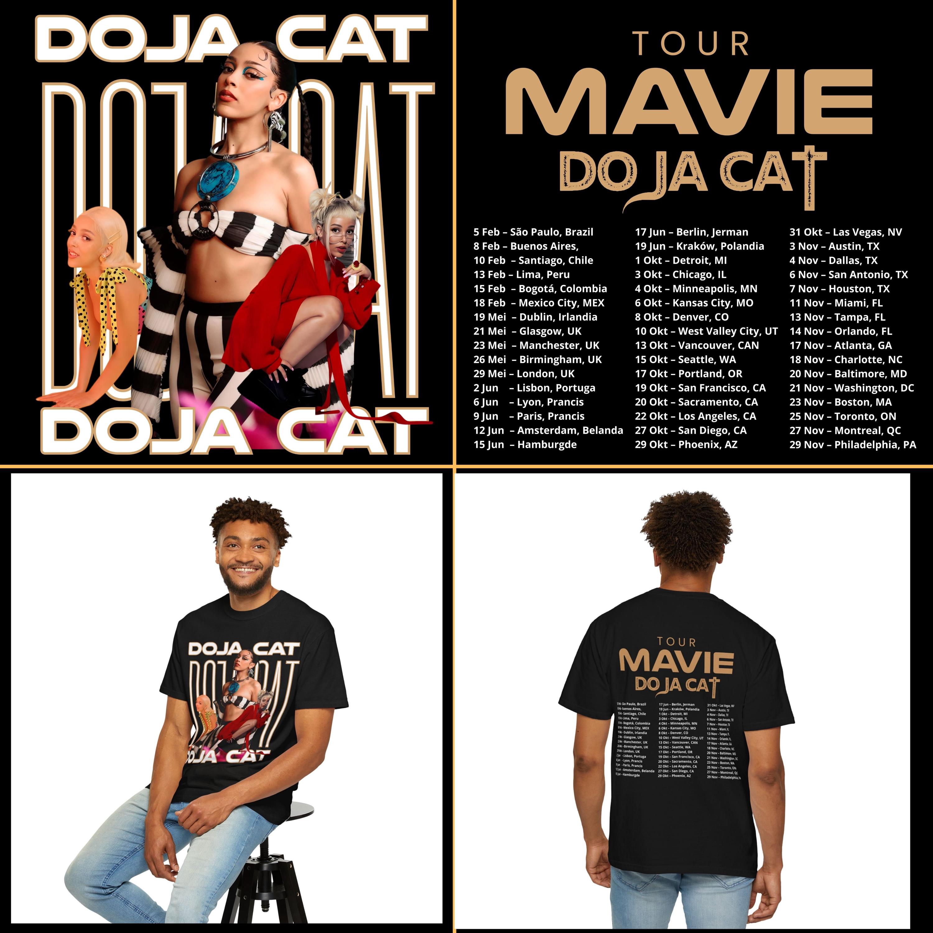 Doja Cat Tour T Shirt - Etsy