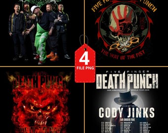 Five Finger Death Punch desain for T-Shirt  Digital Download Ready To Print