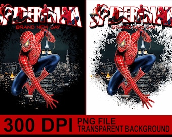 Spiderman Brand New Day PNG File   (Digital Download)