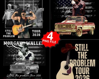 Morgan Wallen 4 PNG FILE Digital Download Ready To Print