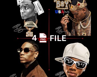 Soulja Boy PNG USA Tour Hip Hop Design (Digitaler Download)