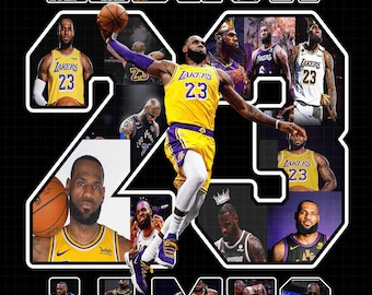 LeBron James Lakers PNG, Basketball T-Shirt Design, Los Angeles Lakers PNG, NBA Legend Graphic,  Digital Download