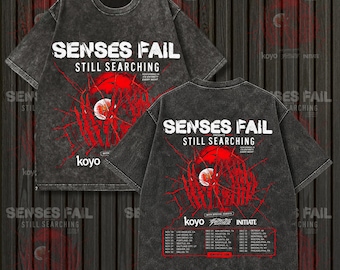 Senses Fail PNG, Still Searching PNG, Senses Fail Koszulka Projekt, Post Hardcore, Zespół Emo PNG, Rock alternatywny, Pobieranie cyfrowe