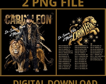 Carin Leon De Sonora Para El Mundo Concert PNG (Digital Download)
