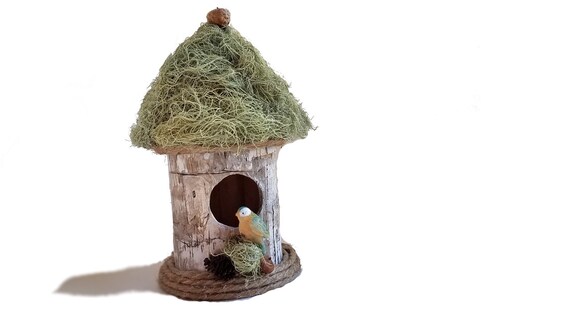bark birdhouse