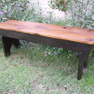 The Arcadian Cottage Bench - Handmade 5 Board Bench Made with Reclaimed Barn Wood