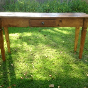 The Toulouse Table - Handmade Console Table made with Reclaimed Wood by Arcadian Cottage